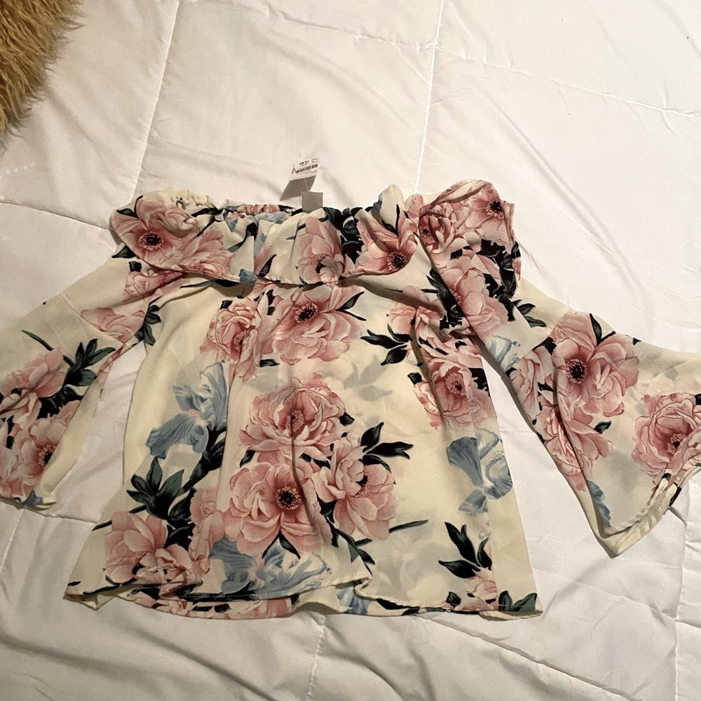 Off the shoulder shirt